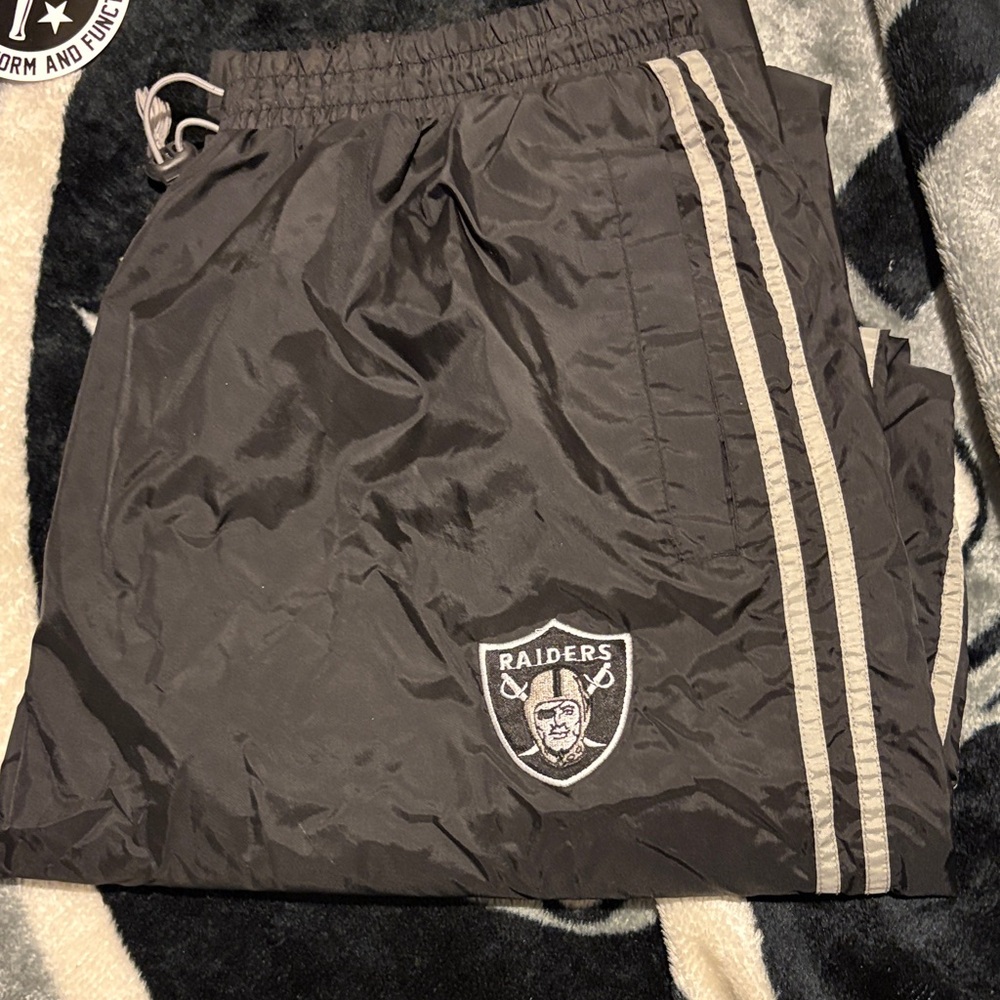 DIXXON Black Joggers with Gray Stripes